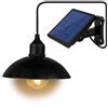 Lixada Lampada a Sospensione a Energia Alimentato ad Energia Solare IP65 Impermeabile E27 Luce Sensibile per Il Giardino Terrazza Balcone Paesaggio