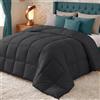 Utopia Bedding Piumone - Piumino Singolo - Piumino Letto Singolo - Trapunta Singolo 100% Microfibra in Fibra Cava - (Grigio, 155 x 220 cm-370 gsm)