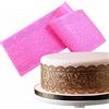 Wenyue Tappetino per pizzo, stampo per fondente in silicone, stampo in pizzo, per decorazione di torte al cioccolato, tappetino in rilievo, pasticceria 3D, tappetino in pizzo, stampi per gelatina