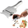 Mumusuki Affetta Tartufo Grattugia, Lama Regolabile in Acciaio Inox Rasoio per Cioccolato Affettatrice Multifunzione per Block Chocolate, Tartufi, Verdure e Formaggi Slaver