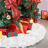 AuFiiy Tappeto Albero di Natale, Copri Base Albero Natale, Gonna Albero di Natale, Facile da Pulire e Riutilizzabile,Falda de árbol de Navidad (90cm)