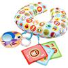 Chicco Cuscino Animal Tummy Time, Gioco a Pancia in Giù, Rafforza i Muscoli, Attività Manuali, Specchio, Libretto, Sonaglio, Lavabile in Lavatrice, Forma Ergonomica Boppy Gioco Bambini 2-9 mesi