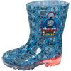 Hit Entertainment - Stivali di gomma da bambino con Il Trenino Thomas e luci lampeggianti, Blu (Blu), 28 EU