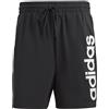 adidas Uomo AEROREADY Essentials Chelsea Linear Logo Shorts, Black, S