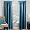 Enhanced Living Matrice Tende, Tessuto Poliestere, Verde Acqua, Blu, W 66 x L 72 (2 Panels)