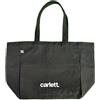 Carlett Lett Bag, Borsa della Spesa con Scomparti, Riutilizzabile e Sostenibile, Grande Capacità, Cotone e Poliestere, Colore Nero
