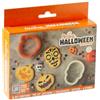 Decora, 0255223, Set Decorativo Halloween, 2 Tagliapasta Zucca e Teschio + 4 Stencil Decorativi, Ideale per creare biscotti decorati tridimensionali, Made in Italy, Confezione da 6 pezzi.
