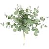 Flair Flower Ramo di eucalipto artificiale smerigliato, set da 5 pezzi, 60 cm, decorazione per ghirlanda, decorazione natalizia