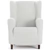 EYSA Copripoltrona bielastica con orecchie colore bianco disegno Harlem