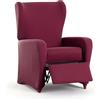Eysa Copripoltrona bielastica relax colore burdeaux disegno Harlem