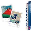 Grupo Erik: Set di 2 Mini Poster Hokusai | Pack di 2 Poster da Parete Japanese Art, 38 x 52 cm, Con Carta Lucida e Adesivo Incluso, Arte Hokusai, Giapponese
