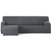 Eysa Harlem Copridivano Chaise Longue 250-315cm Bracciolo Corto Sinistro Vista Frontale Grigio scuro
