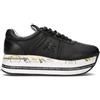 PREMIATA Sneaker donna nera in pelle