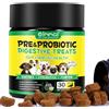 NIFEISHI Probiotici Per Cani, 30pcs Probiotici Cane Compresse, Probiotico Digestivo Per Cani Anti Prurito Snack Masticabili Per Tutti Cane