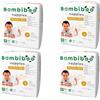 Bambiboo Set 4 x 18 Pannolini Monouso in Bambù - Pannolini per Bambini Amici della Pelle - Protezione della Pelle - Alta Assorbenza - Taglia 4 (maxi), 72 pezzi