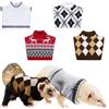 Saintrygo 4 pezzi vestiti costume per cavia furetto maglione coniglietto criceto abbigliamento porcellino d'India vestiti piccoli animali caldo gilet inverno animale domestico felpa coniglio abbigliamento