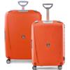 RONCATO Light Set 2 valigie Trolley Grande e Medio, rigido, 4 ruote e con chiusura TSA - Papaya