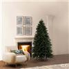 EDG_Enzo De Gasperi Albero di Natale Pino Cristallo H 210 Cm D 124 Cm Verde