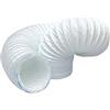 Merriway Bulk Hardware BH02992 Manica Flessibile per Condotti di Ventilazione, 100 mm x 3 m, Bianco