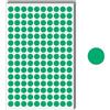TownStix 3000 Pezzi, 12mm - Bollini Adesivi Verdi Etichette - Verde