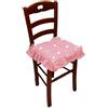 Russo Tessuti 6 Cuscini Sedie Cucina Coprisedia Imbottiti Cuore Laccetti Beige Rosso Grigio-Paris Rosa