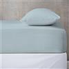 BANZAII TEXTILE INNOVATOR ONLINE Banzaii Lenzuolo sotto con Angoli Invernale Felpato in Flanella Anti-Pilling 100% Cotone Tinta Unita Due piazze Maxi Matrimoniale 180 x 200 Azzurro