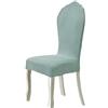GHAKKE Fodere Per Sedie Sala Da Pranzo Con Schienale Tondo Protezioni Per Sedia Elasticizzate Senza Braccioli Con Schienale Rotondo Per Sedie Laterali Ovali Imbottite Moderne Con Gambe In Legno ( Color : Bea