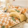 Morbuy Copripiumino in Flanella, Coperta Flanella con Chiusura Cerniera, Copriletto in Pile Invernale Caldo Super Morbido, Biancheria da Letto Singolo, Matrimoniale (Girasole,150x200cm)