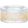 Swarovski Shimmer 5428724 - Candela Tealight in cristalli color oro, dimensioni: 3,15 x 6,7 x 6,7 cm