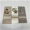 Ruoccohome Set 3 Strofinacci da cucina, Tre Asciugapiatti da Cucina in Spugna, Puro Cotone Morbido assorbente, Vari colori e fantasie - 70x50 cm