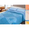 SpazioTessile Coperta Misto Lana Rombi 4 Colori Singolo Piazza e Mezza Matrimoniale e Maxi (Giallo, 1 Piazza,Singolo)