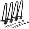 WINSOON Set di 4 Gambe per mobili 18cm gambe tavolo per la protezione del pavimento per tavolini scrivanie moderne e comodini