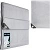 KOTARBAU® Telo Impermeabile Esterno - Polietilene - 4 x 6 m - Argento - 200 g/m² - Telo Sotto Piscina Fuori Terra - Copertura con Occhielli - Telone Robusto - Copertura Esterna - Telone da Giardino