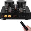 DIFIIFOL Juson Audio JTA100 200 W Amplificatore valvolare per tubi sottovuoto,ibrido integrato con Phono, BT 5.0 Optimal, ingresso RCA RCA e uscita cuffie 2.1CH Class AB HiFi Home Audio Amp per giradischi