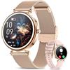 Fitoncloud Smartwatch Donna Chiamate BLE5.2, 1.27 Display Orologio Intelligente con Cardiofrequenzimetro/SpO2/Sonno/Fisiologia Femminile, 120+ Modalità Fintness, IP67 Smart Watch per iOS Android