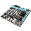 VBESTLIFE Scheda Madre H61 LGA1155 per Computer Desktop, DDR3 a Doppio Canale, M.2 NVMe NGFF, Scheda Madre M ATX Supporta Uscita VGA e HDMI