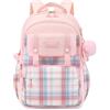 FANDARE Moda Zaino Casual Zaino Scuola Zaino Porta PC Zaino Università Ragazzo Ragazza Cartella Color-blocking Daypack Zainetti per bambini Borsa Uomo Donna Borsa viaggio Adolescenti Backpack Rosa