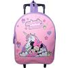 BAGTROTTER Zaino con ruote 32 cm Minnie Pink per la scuola materna