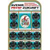 Prym 21 Millimetri Zukunft Sew-On Snap Fasteners, Confezione da 12, Ottone Nero