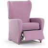 Eysa Copripoltrona bielastica relax colore rosa disegno Harlem