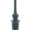 DRW Vaso da Pavimento in Ceramica Blu Scuro 19 x 54 cm, 19x54cm