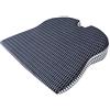 MargGona YJWAN Cuscino del sedile a cuneo per auto per sedile del conducente auto Sedia da ufficio Sedie a rotelle Supporto coccige coccige Sollievo dal dolore Memory Foam Cuscino Grigio