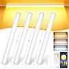 Lixada Lixida Luce per Armadio LED 4 in 1 con Controllo via Cavo/Telecomando/APP, 136 LEDs, Regolabile in Luminosità e 3 Temperaturre di Colore, USB Plug & Play + Cavo di Estensione da 1,2m per Cucina