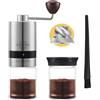 SILBERTHAL Macina caffè manuale - Professionale e regolabile - Macinino caffè a mano - Manual coffee grinder per moka