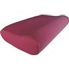 Edda Lux Federa per cuscino cervicale, 55 x 35 cm, in morbido jersey di cotone 100%, per guanciali da collo in memory foam, Borgogna