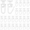 wocpvm 125 Pz ganci per tende scorrevoli per binario Curtain Glider Hooks
