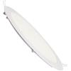 JANDEI - Faretti LED da incasso rotondi, 18W, 1500 lumen, extrapiatti 13 mm, foro di montaggio Ø200-205 mm, bianco neutro 4200K con trasformatore incluso