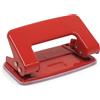 WAYTEX 931365 - Perforatrice a 2 fori in metallo, per fogli di raccoglitore, capacità 10 fogli di carta, con serbatoio, colore rosso