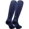 INDIVIDUAL SOCKS Calze Blu Uomo iniziali Grigie - Cotone Stretch - Taglia 40/45