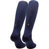 INDIVIDUAL SOCKS Calze Blu Uomo iniziali Senape - Cotone Stretch - Taglia 40/45 - Paio di Calze